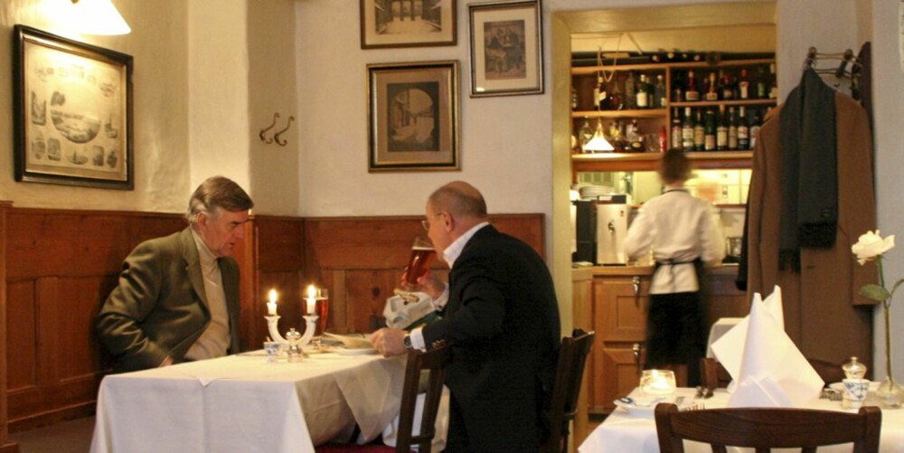 INTIMT: På restaurant Amalie i København er det intim atmosfære og nydelige, danske lunsjretter.
