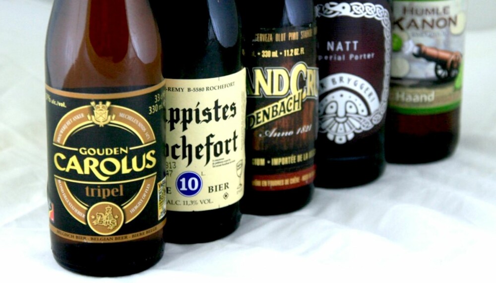 TOPP ØL: Trippel, kvadruppel, surøl, porter og IPA.