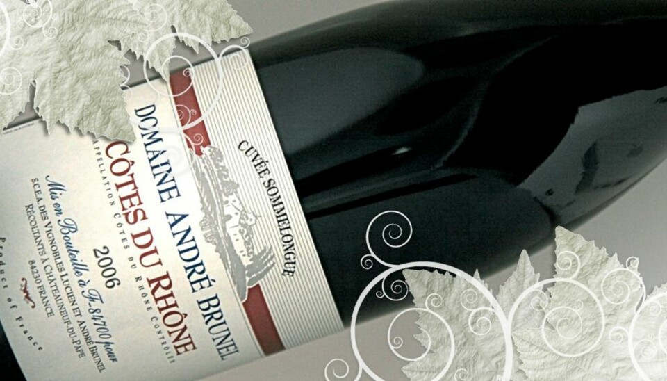 VINTIPS: Domaine André Brunel Cuvée Sommelongue kommer fra vindistriktet Côtes du Rhône.