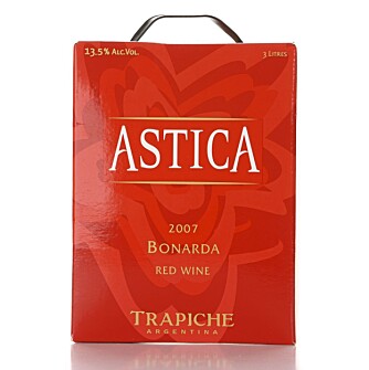 Astica Bonarda 2007 var også blant de tre beste vinene i testen og er en god allrounder.