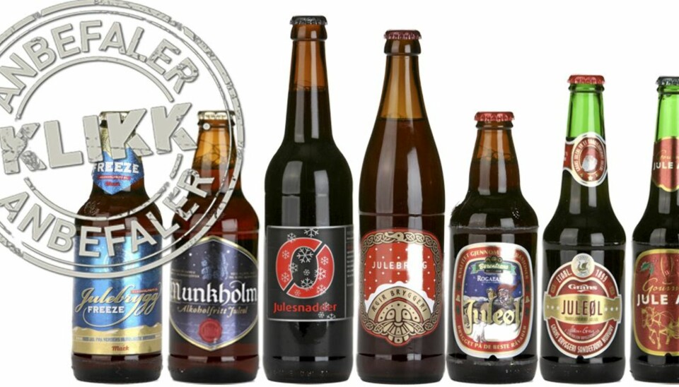 ÅRETS JULEØLTEST: Vi har testet hele 33 juleøl fra butikk og gir deg våre beste tips.