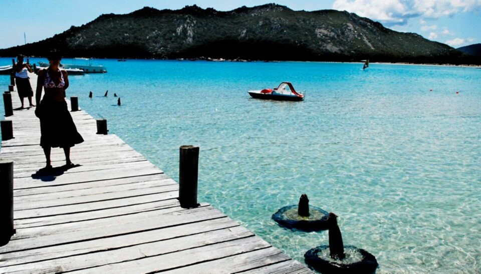 STRANDLIV: Korsika har fantastiske strender.