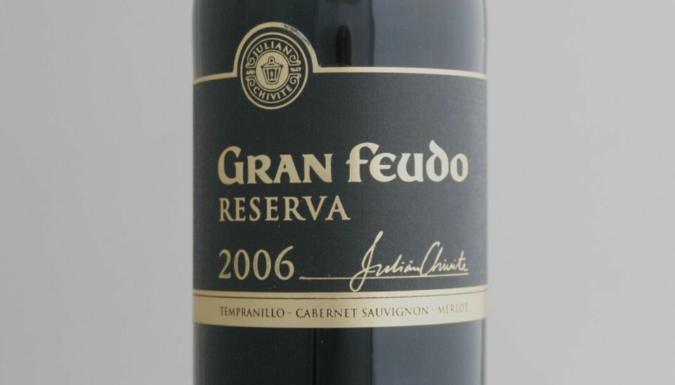 TOPP 10 RØDVIN: Gran Feudo Reserva 2006 er på femteplass.