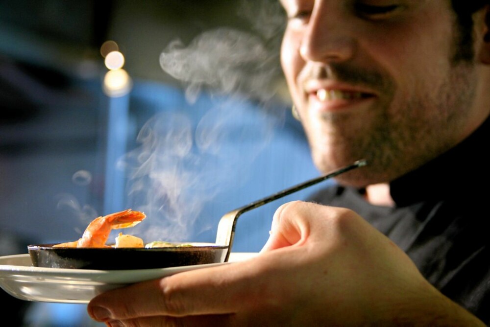 MMMM: Tapas fra San Leandro, laget av kokken Jose Manuel Marmol, fra Sevilla i Spania. MMMM: Tapas fra San Leandro, laget av kokken Jose Manuel Marmol, fra Sevilla i Spania.