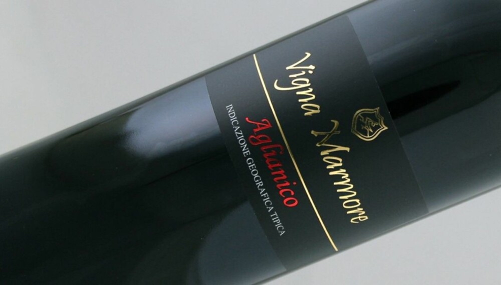 AGLIANICO: Ukens vin er fra Campania-regionen i Italia og laget på 100 prosent aglianico.