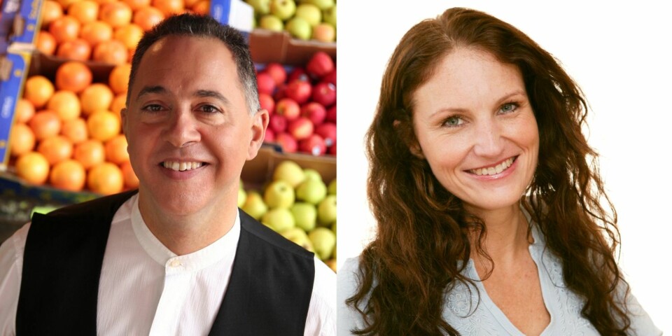 DELTE MENINGER: Lege Fedon Lindberg og ernæringsfysiolog Gunn Helene Arsky har delte oppfatninger om VB6-dietten. Positivt med mye frukt og grønt, men ikke lur deg selv til å spise like mye som før.