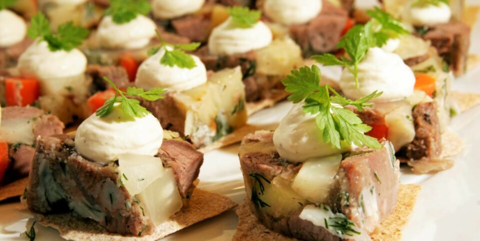 LAMMETAPAS: Terrine 'à la betasuppe Foto: Peter Nagy, Vi Menn