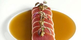 RESTAURANT I NEW YORK: Tunfisk serveres på Le Bernadin i New York.