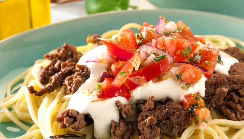Pasta og kjøttdeig redder deg ut av tidsklemma!