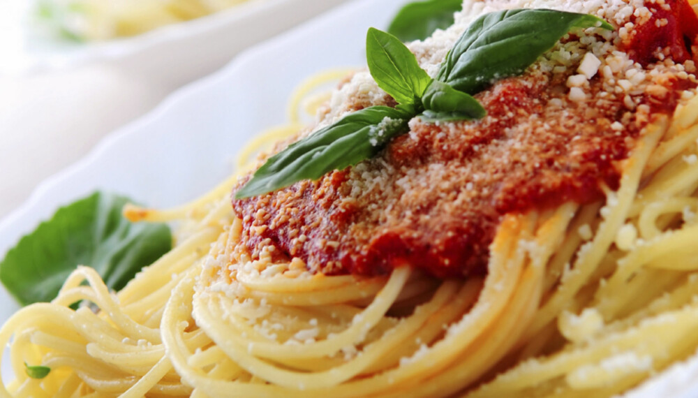 DAGENS MIDDAGSTIPS: Spagetti med hjemmelaget tomatsaus DAGENS MIDDAGSTIPS: Spagetti med hjemmelaget tomatsaus