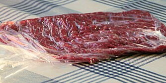 FLAT: En flat kjøttdeig har større overflate og tine lettere.