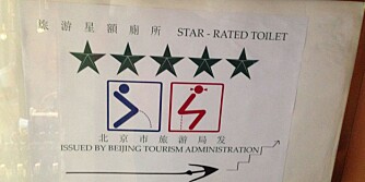 FROKOST I KØBENHAVN: Huks Fluks toaletter er populære i Kina.