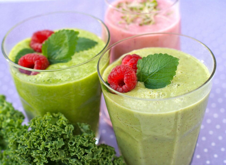 MOT KVALME: En frisk smoothie med ingefær hjelper mot kvalme.