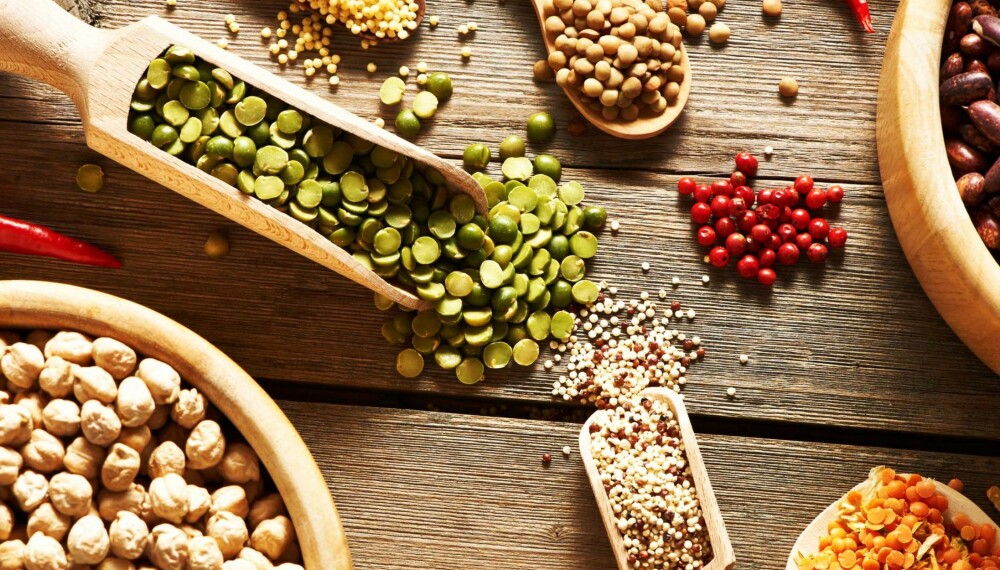 VEGETARIANER ELLER VEGANER? Belgfrukter, som soya, bønner og linser, gir deg protein og vitamin B12, som det lett kan bli for lite av når du er gravid. VEGETARIANER ELLER VEGANER? Belgfrukter, som soya, bønner og linser, gir deg protein og vitamin B12, som det lett kan bli for lite av når du er gravid.