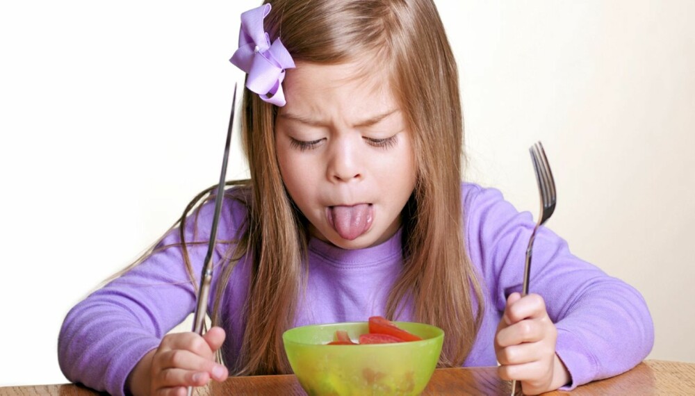 KRESNE BARN: Det er ikke enkelt å få barn til å smake på mat de tror eller vet at de ikke liker.