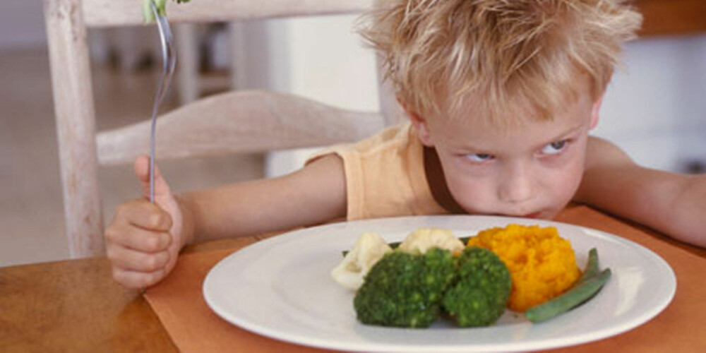 SULTESTREIK: Ikke tving barna til å spise, det kan skape negative assosiasjoner til mat.