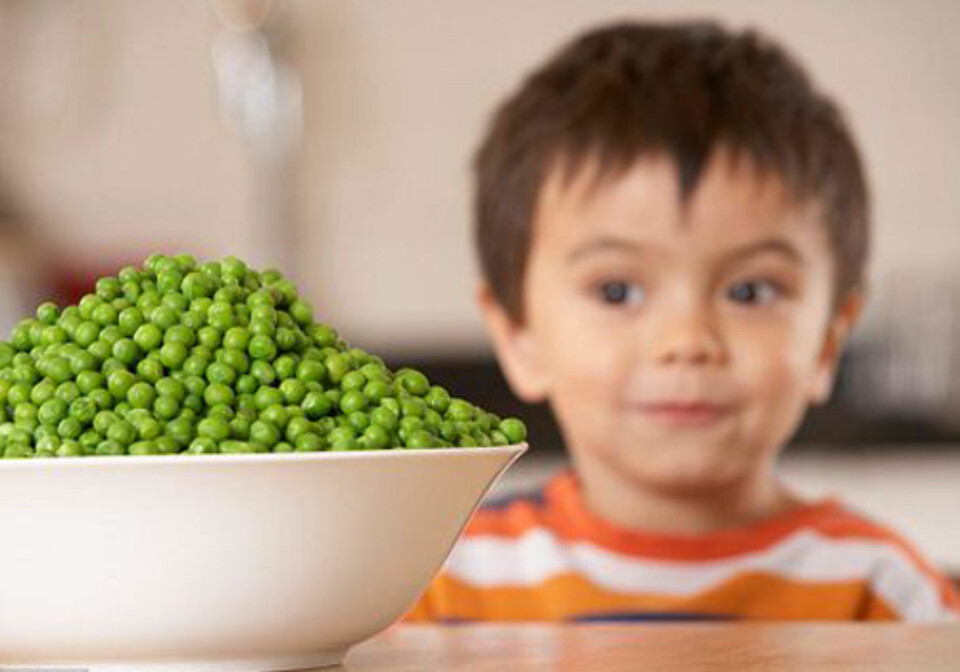 SKEPTISK: Slik får du barna til å spise grønnsaker til middag.