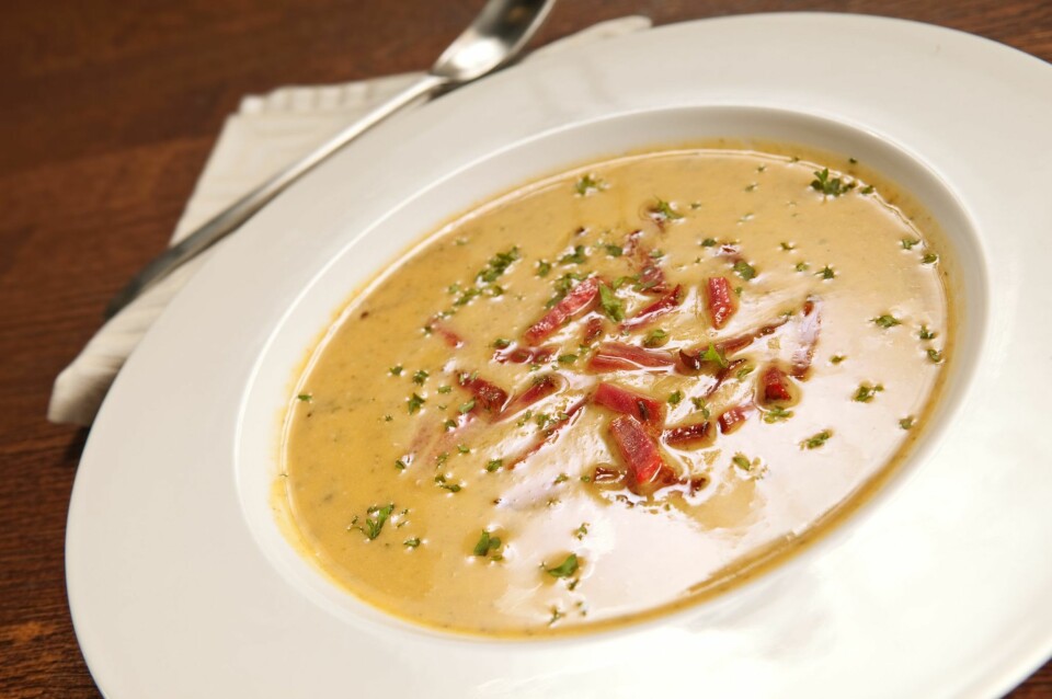 SØTPOTETSUPPE: Denne suppa har vært en vinner blant flere av familiene som har vært med på Sunn Famile-prosjektet.