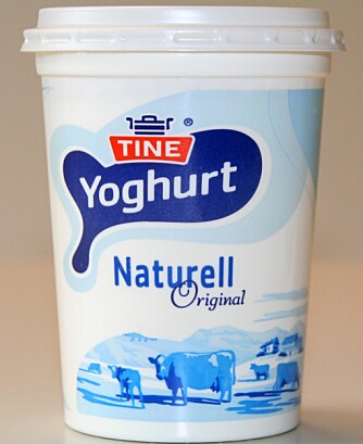 BEST: Yoghurt naturell inneholder lite sukker, og tre ganger mindre enn testens taper.