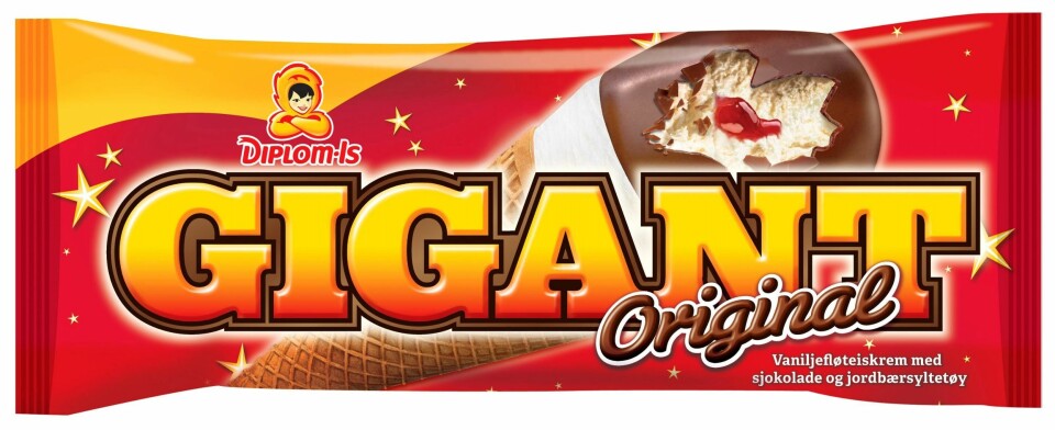 ALTFOR STOR IS: For de minste barna blir denne isen altfor stor.