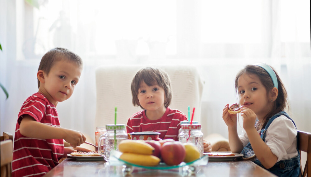 FROKOST TIL BARN: I testen av frokostmåltider har eksperten tatt utgangspunkt i ni populære frokostfavoritter blant barna, og kommentert hvordan foreldrene kan forbedre disse. Foto: Gettyimages.com