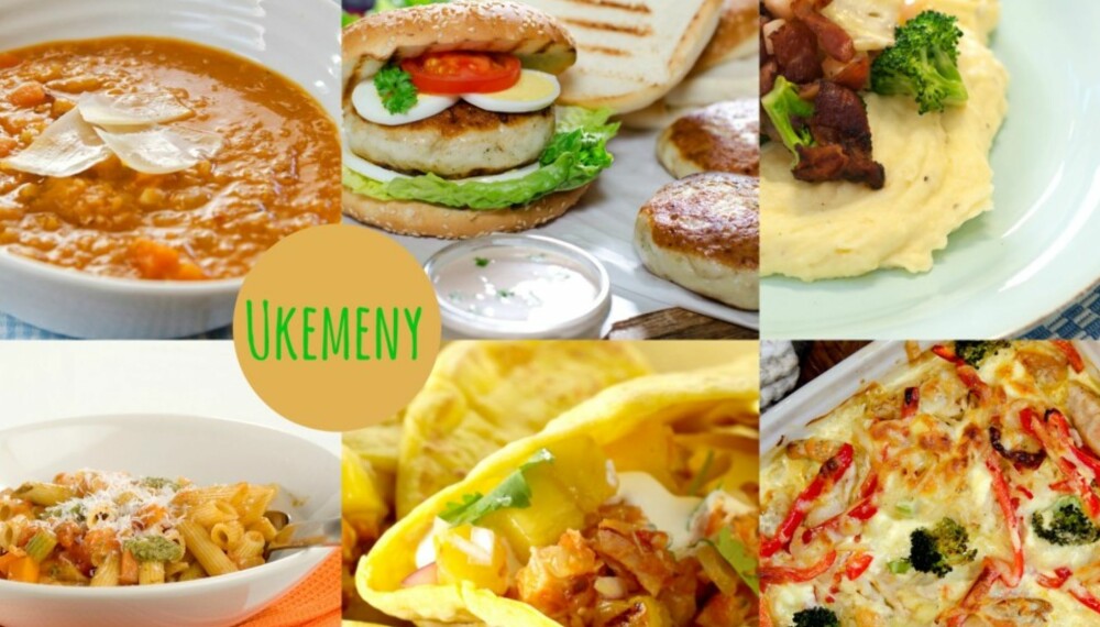 UKEMENY: Med gode og kjappe middager, er du klar for en travel adventsuke!