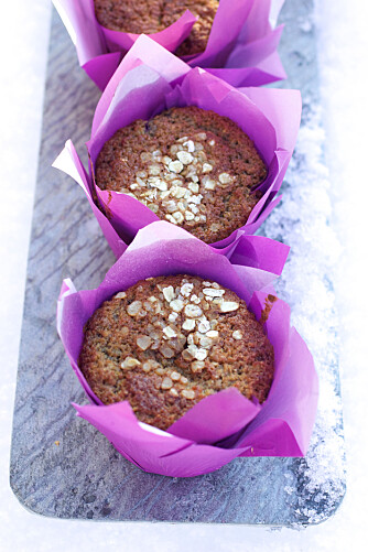 TURMUFFINS: Ferske muffins med blåbær - blir vel ikke bedre da? TURMUFFINS: Ferske muffins med blåbær - blir vel ikke bedre da?