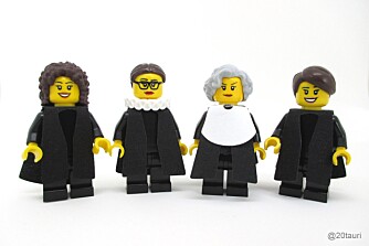 HYLLEST: Og her er damenes alter ego i Lego. HYLLEST: Og her er damenes alter ego i Lego.