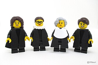 HYLLEST: Og her er damenes alter ego i Lego. 