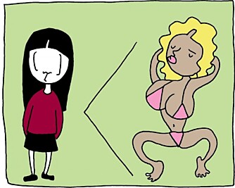 MEG VERSUS DAMEBLADER? Det er lett å føle seg fremmedgjort av en retusjert mediehverdag. MEG VERSUS DAMEBLADER? Det er lett å føle seg fremmedgjort av en retusjert mediehverdag.