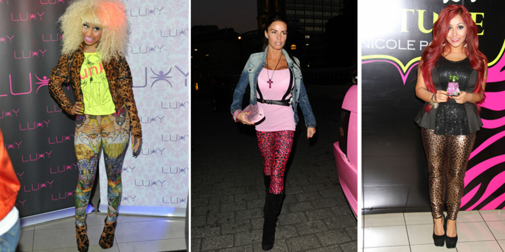 BOMMET: Både Nicky Minaj, Katie Price- AKA Jordan, og reality stjernen Snooki ser ikke ut til å ha fått med seg hva man bør unngå. BOMMET: Både Nicky Minaj, Katie Price- AKA Jordan, og reality stjernen Snooki ser ikke ut til å ha fått med seg hva man bør unngå.