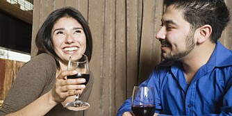 Couple Enjoying Wine