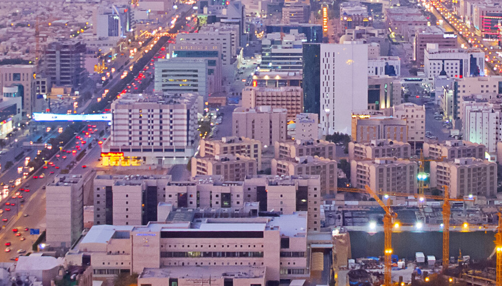 SAUDI ARABIA: Et av 43 land Utenriksdepartementet har utstedt reiseråd mot. Her fra hovedstaden Riyadh.