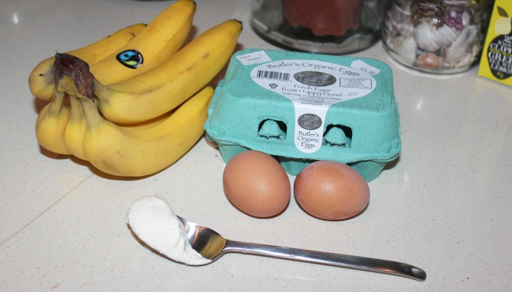 REDDER HUD OG HÅR: Du bare aner ikke hvor lekker du blir med banan på huden og majones i håret. FOTO: Trine Jensen