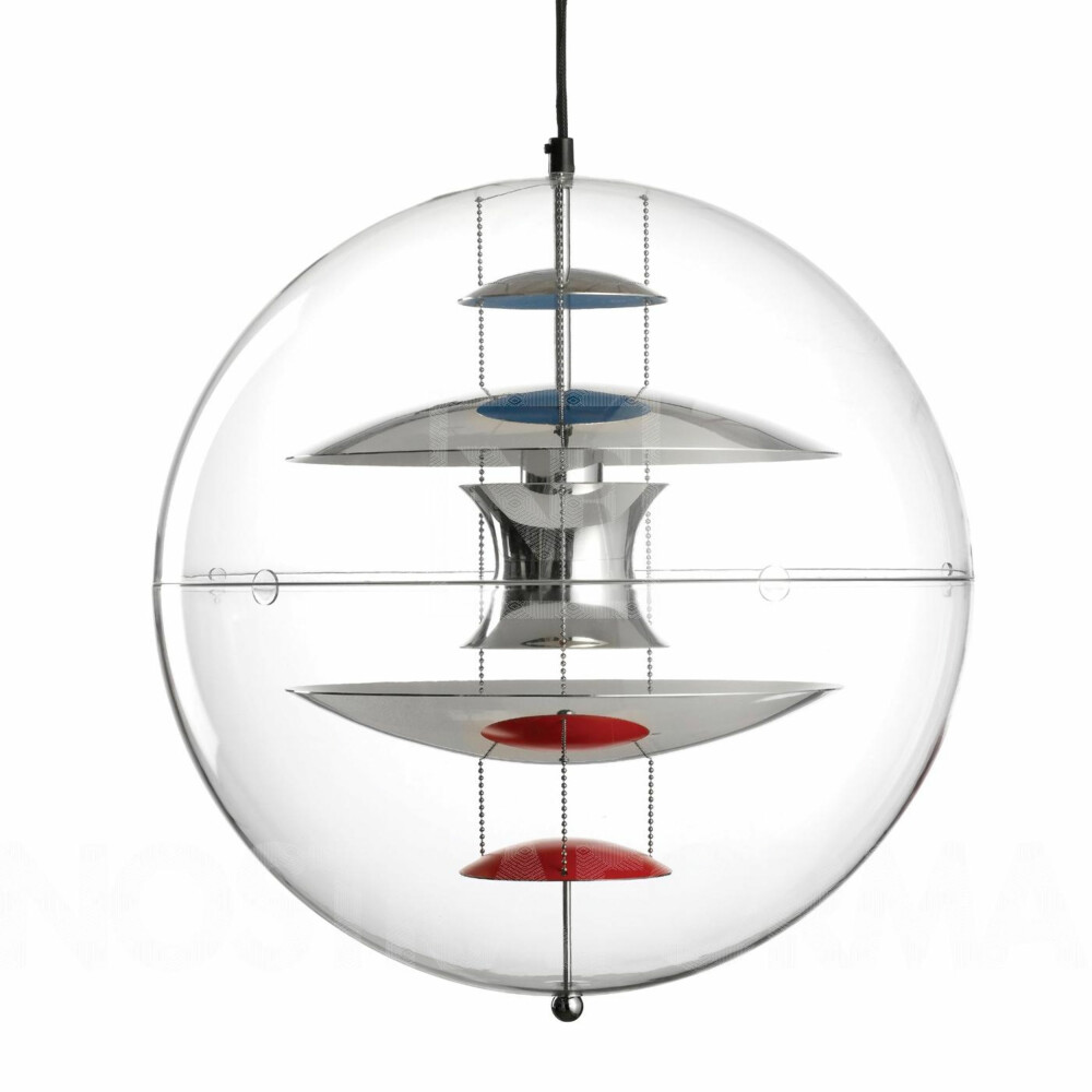 SCIENCE FICTION: Denne lampen, designet i 1969, ser ut som om den kommer fra fremtiden.
