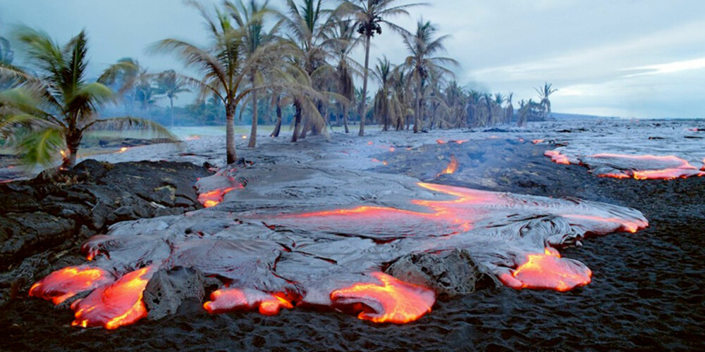 VULKANUTBRUDD: Verdens mest aktive vulkan befinner seg på Hawaii.