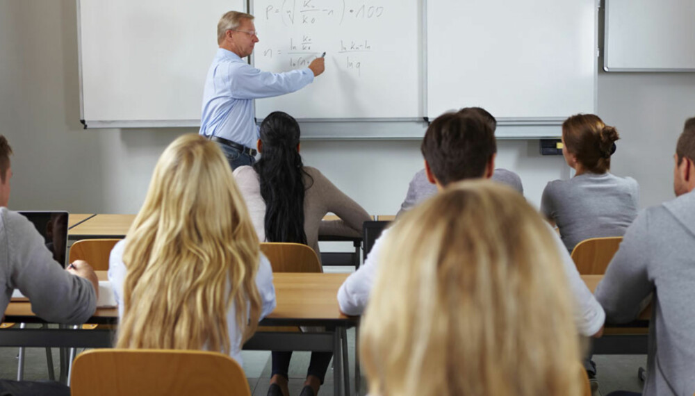 SJENERTE STUDENTER: Knutsen ble overrasket over at norske elever ikke ville åpne seg opp og snakke i klassen, de ville ikke skille seg ut fra gruppen på noen måte.