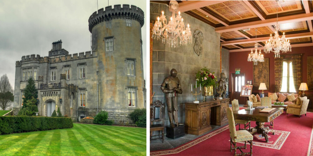 DROMOLAND CASTLE: Irland har hundrevis av vakre gamle slott. Mange av disse kan bli ditt for en bryllupsdag verken du eller gjestene dine kommer til å glemme.