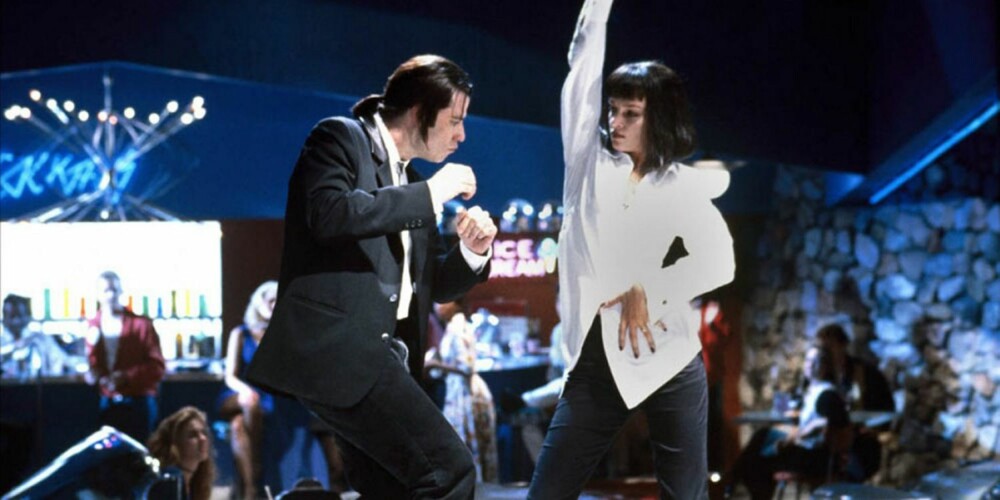 PULP FICTION: Uma Thurman og John Travolta i Pulp Fiction.