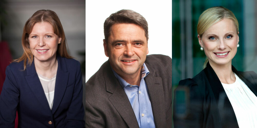 FORBRUKERØKONOMER: F.V: Christine Warloe ved Nordea, Magne Gundersen ved Sparebank 1, Silje Sandmæl ved DNB. FORBRUKERØKONOMER: F.V: Christine Warloe ved Nordea, Magne Gundersen ved Sparebank 1, Silje Sandmæl ved DNB.