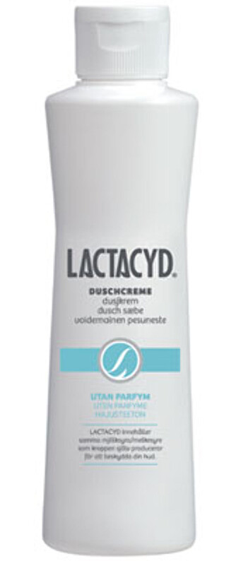 SPESIALSEPE: Lactacyd er også fremstillet for underlivshygiene, og kan kjøpes på apoteket.