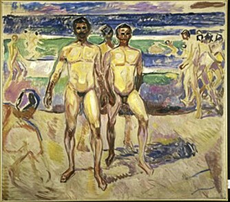 «Badende menn» av Edvard Munch.