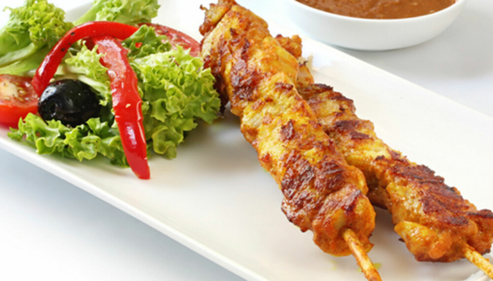 Dagens rett: Kyllingkebab Dagens rett: Kyllingkebab