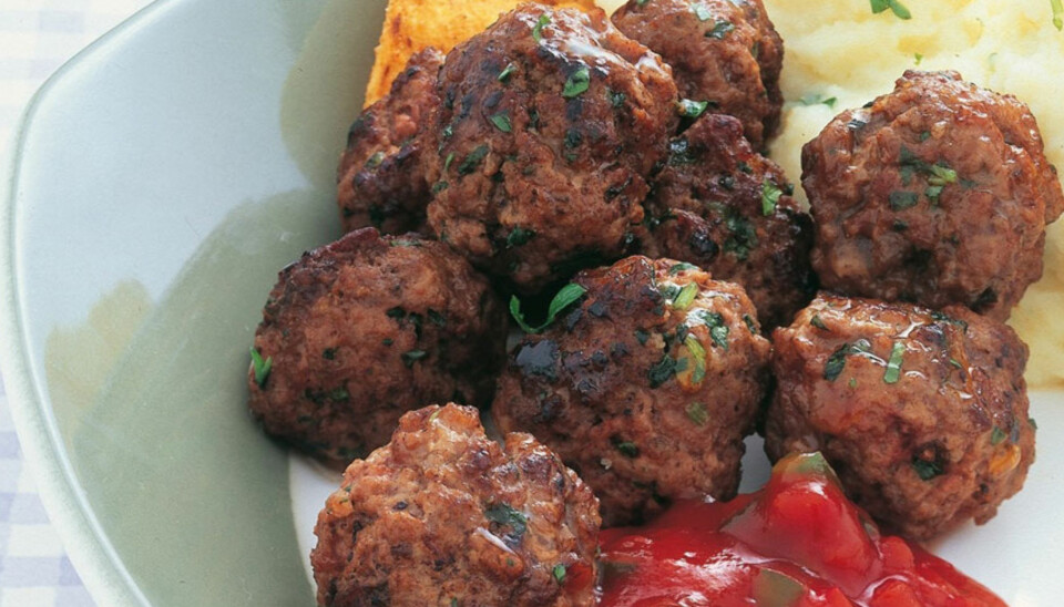 Dagens rett:
Kjøttboller med salsa og potetmos