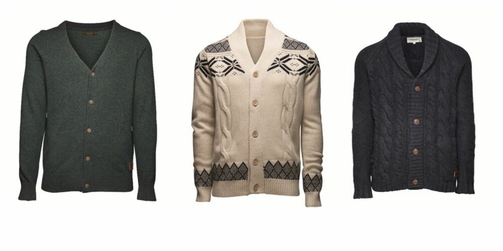 CARDIGANS: Fra venstre: 399 kr, 699 kr, 699 kr. CARDIGANS: Fra venstre: 399 kr, 699 kr, 699 kr.