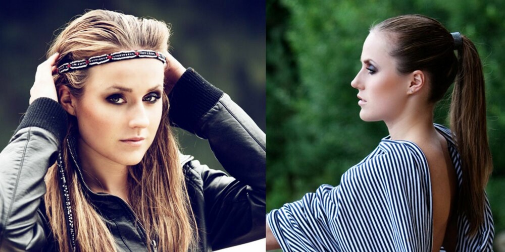 TILBEHØR: Hårspenner, hårbånd eller reim rundt strikken, kan gi deg en helt ny frisyre på kort tid. Styling: Sølvi Bjørnevoll. Modell: Stine Marie K. Nelson. TILBEHØR: Hårspenner, hårbånd eller reim rundt strikken, kan gi deg en helt ny frisyre på kort tid. Styling: Sølvi Bjørnevoll. Modell: Stine Marie K. Nelson.