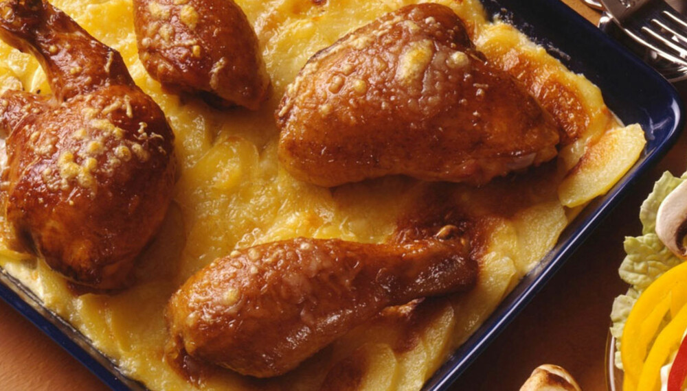 Dagens rett: Kylling på potetseng