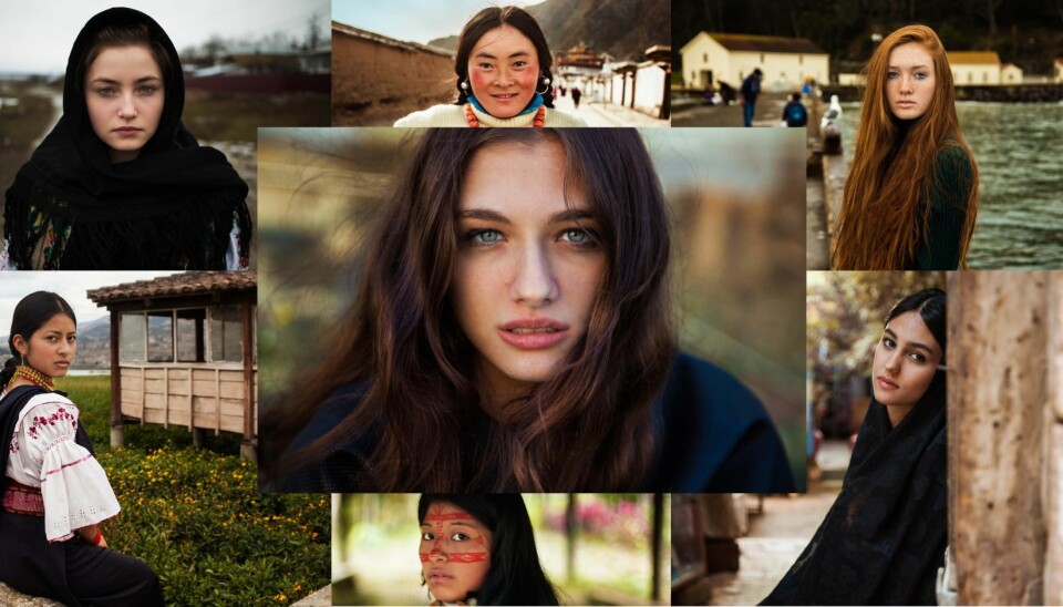 SKJØNNHET VERDEN RUNDT: Noen av kvinnene som Mihaela Noroc har fotografert.