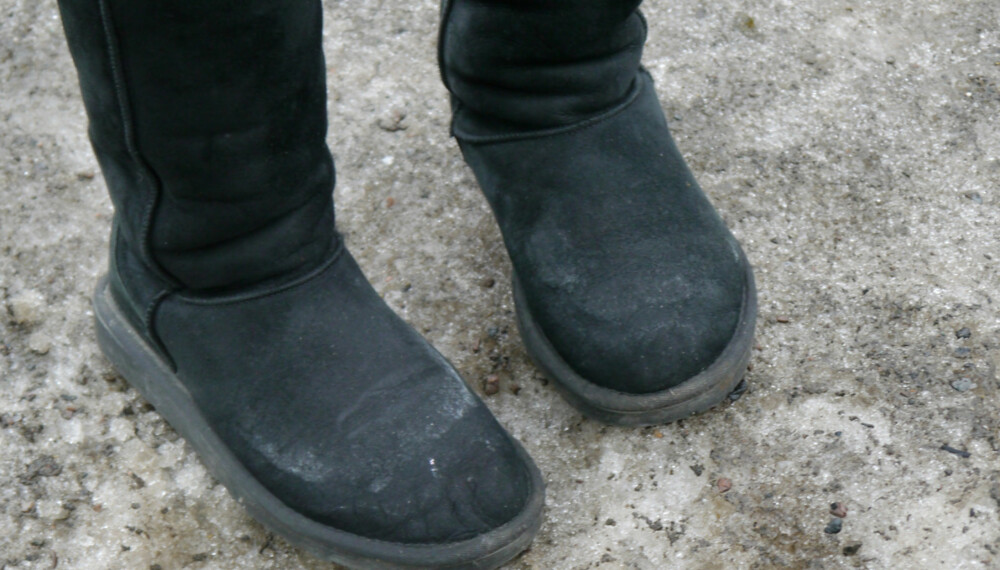 GODE RÅD: Slik blir du kvitt saltflekker fra skoene.