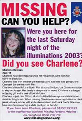 Charlene Downes
Pedofiliring
Kebab*